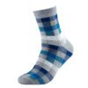 Men's Plaid Combed Cotton Business Socks - Trendy Medium Tube for Spring & Autumn - Image 5
