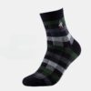 Men's Plaid Combed Cotton Business Socks - Trendy Medium Tube for Spring & Autumn - Image 9