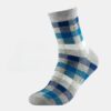Men's Plaid Combed Cotton Business Socks - Trendy Medium Tube for Spring & Autumn - Image 7