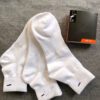 Black and White Four-Season Sports Socks - Running & Basketball Training Essentials - Image 10