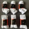 Black and White Four-Season Sports Socks - Running & Basketball Training Essentials