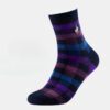 Men's Plaid Combed Cotton Business Socks - Trendy Medium Tube for Spring & Autumn - Image 10