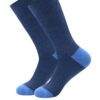 Men's Plus Size Striped Cotton Business Socks - Medium Tube Stockings - Image 6