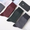 Men's High-End Business Casual Cotton Socks - Mid-Tube Stockings for Comfort & Style - Image 2