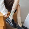 Women's Long Tulip Socks - Autumn Winter Mori Style, Versatile Flower Series - Image 15