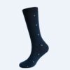 Men's Rhombus Striped Business Socks - High Tube Stockings for Autumn & Winter - Image 6
