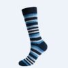 Men's Rhombus Striped Business Socks - High Tube Stockings for Autumn & Winter - Image 7