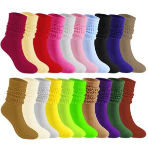 Cozy Long Bubble Slouch Socks – Warm, Padded, and Stylish for All-Day Comfort