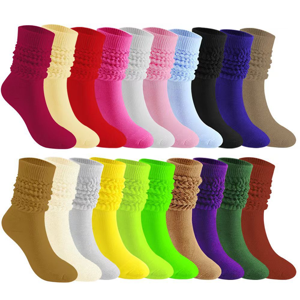 Cozy Long Bubble Slouch Socks – Warm, Padded, and Stylish for All-Day Comfort