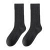 Men's Pure Cotton Business Socks - Odor-Resistant, Thin Mid-Calf Summer Socks - Image 2