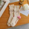Women's Long Tulip Socks - Autumn Winter Mori Style, Versatile Flower Series - Image 9