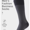Men's High-End Business Casual Cotton Socks - Mid-Tube Stockings for Comfort & Style - Image 9