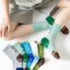 Breathable Mesh Sports Socks for Boys - Cotton Spring Summer Student Socks - Image 6