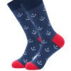 Men's Plus Size Striped Cotton Business Socks - Medium Tube Stockings - Image 7