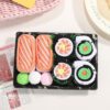 Trendy Sushi Salmon Striped Socks for Women – Skateboard & Sports Style - Image 8