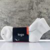 Black and White Four-Season Sports Socks - Running & Basketball Training Essentials - Image 4